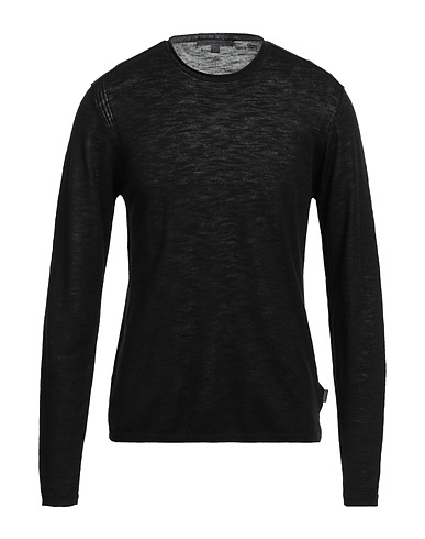 JOHN VARVATOS Pullover Schwarz 55% Leinen, 45% Viskose