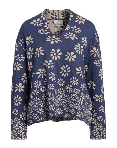 ALESSIA SANTI Jumper Blue 85% Cotton, 15% Wool