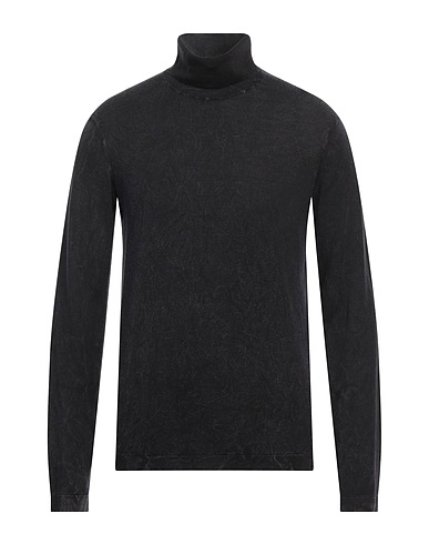 JOHN VARVATOS Turtleneck Black 50% Merino Wool, 50% Viscose
