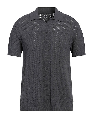 JOHN VARVATOS Jumper Grey 78% Cotton, 22% Polyamide