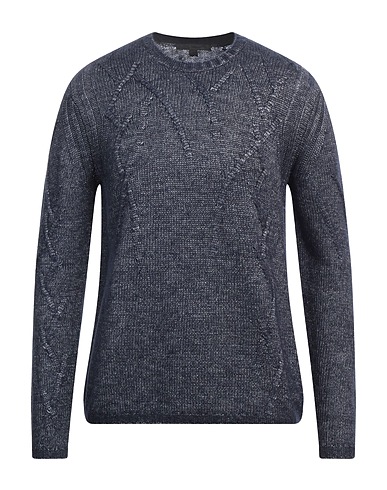 JOHN VARVATOS Sweater Slate blue 51% Polyamide, 49% Wool
