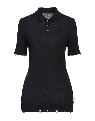 TAKESHY KUROSAWA Jumper Midnight blue 50% Cotton, 50% Acrylic