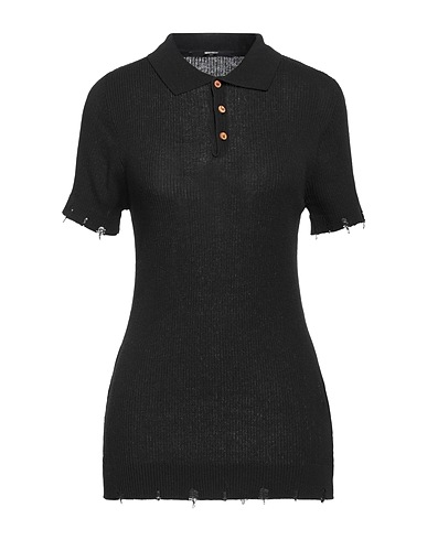 TAKESHY KUROSAWA Pullover Nero 50% Cotone, 50% Acrilico