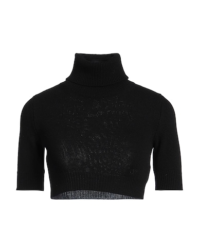 VALENTINO GARAVANI Polo neck Black 100% Virgin Wool