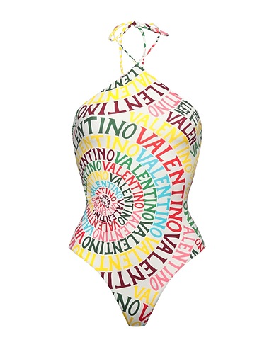 VALENTINO GARAVANI One-piece swimsuits White 84% Polyamide, 16% Elastane