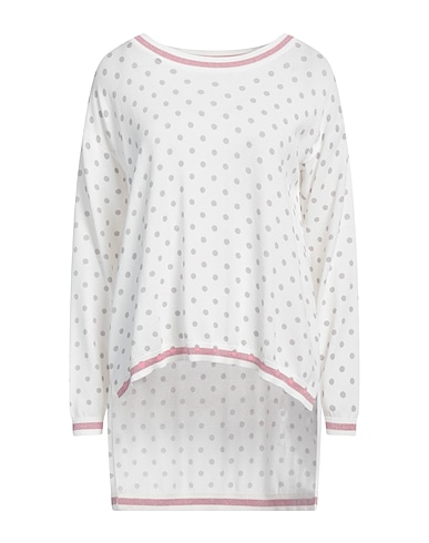 PRINCESSE LODO Jumper White 65% Viscose, 35% Nylon, Polyester, Metallic fiber