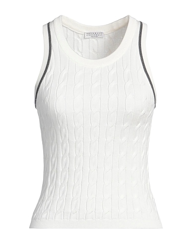 BRUNELLO CUCINELLI Top White 100% Cotton