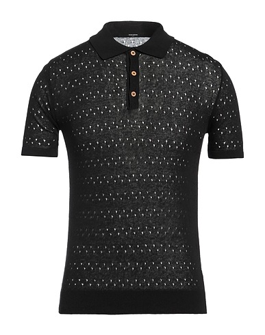 TAKESHY KUROSAWA Sweater NERO 50% Cotton, 50% Acrylic