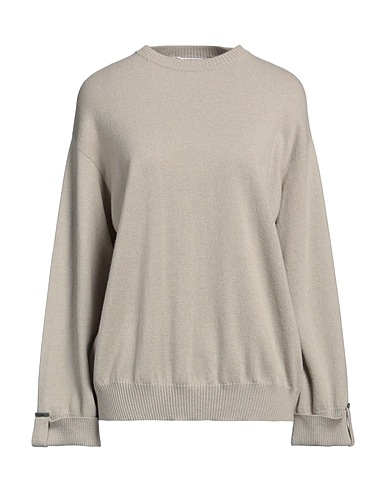 BRUNELLO CUCINELLI Cashmere blend Sage green 100% Cashmere, Brass, Ecobrass