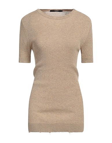 TAKESHY KUROSAWA Jumper Sand 50% Cotton, 50% Acrylic