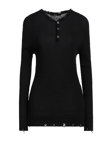 TAKESHY KUROSAWA Pullover Nero 50% Cotone, 50% Acrilico