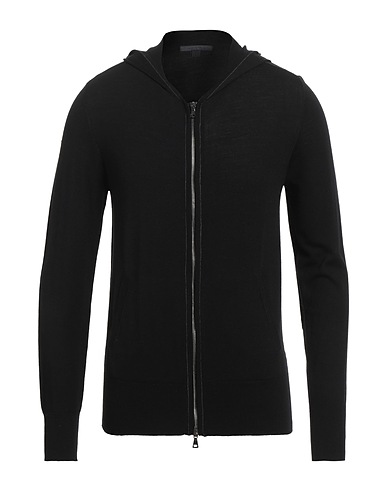 JOHN VARVATOS Cardigan Black 100% Merino Wool
