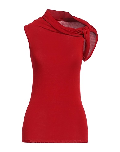 RICK OWENS Top Red 68% Viscose, 32% Polyester