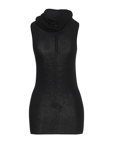 RICK OWENS Top Black 68% Viscose, 32% Polyester
