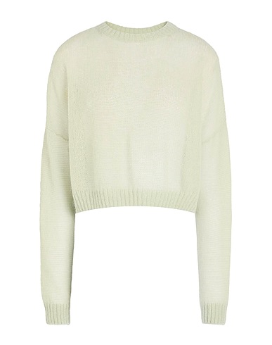 BRUNELLO CUCINELLI Jumper Light green 50% Mohair wool, 36% Polyamide, 14% Wool, Ecobrass