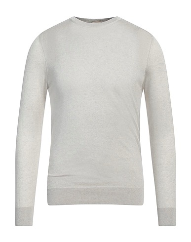 H953 Pullover Grigio chiaro 90% Modal, 10% Cachemire