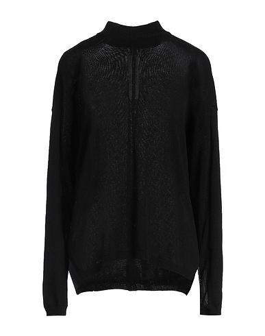 RICK OWENS Polo neck Black 100% Cotton