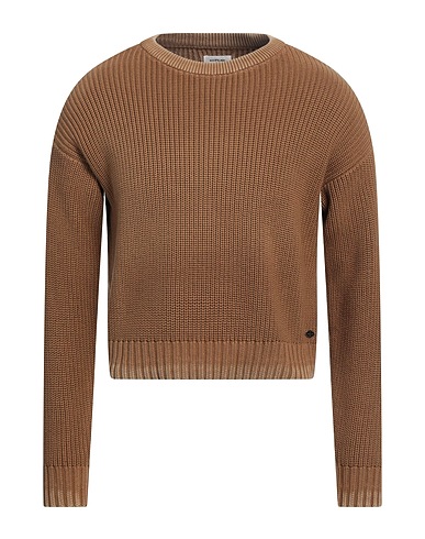 REPLAY Pullover Cammello 100% Cotone