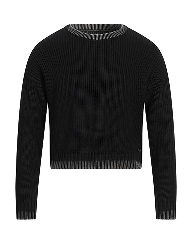 REPLAY Pullover Nero 100% Cotone
