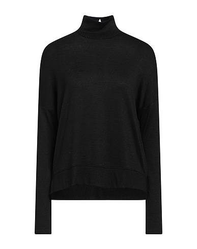 RAG & BONE Turtleneck Black 48% Rayon, 48% Polyester, 4% Elastane