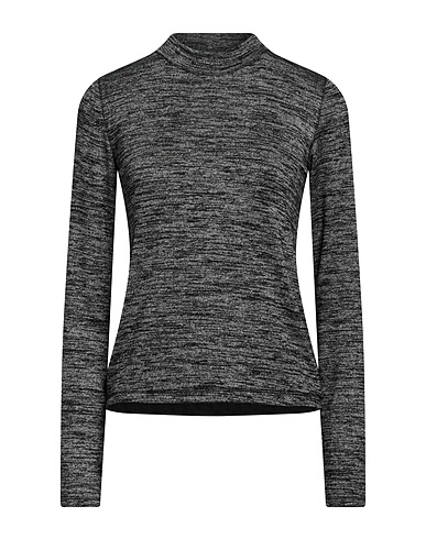 RAG & BONE Turtleneck Grey 48% Rayon, 48% Polyester, 4% Elastane