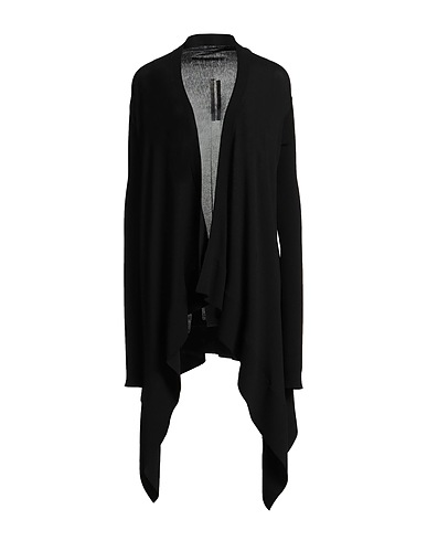 RICK OWENS Cardigan Black 68% Viscose, 32% Polyester
