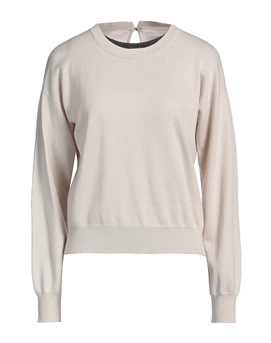 BRUNELLO CUCINELLI Cashmere blend Light grey 100% Cashmere, Ecobrass