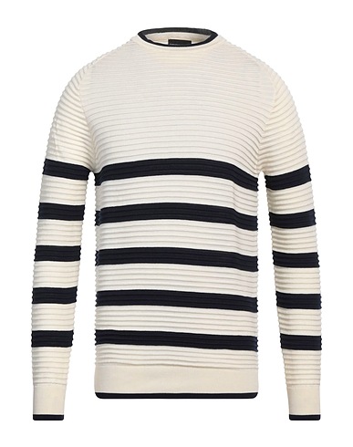 EMPORIO ARMANI Pullover Avorio 100% Cotone