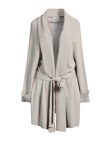 ALLUDE Strickjacke Hellgrau 70% Schurwolle, 30% Kaschmir