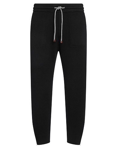BRUNELLO CUCINELLI Casual trouser Black 100% Cashmere