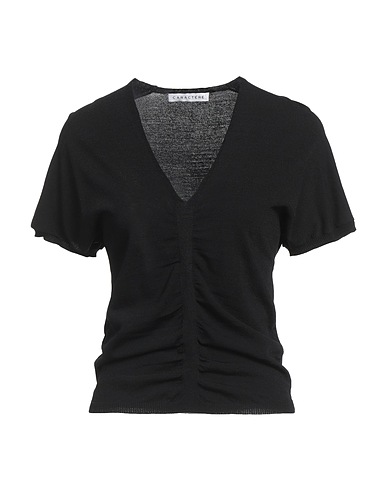 CARACTÈRE Sweater Black 80% Viscose, 20% Polyamide