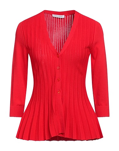 CARACTÈRE Cardigan Rosso 65% Viscosa, 35% Poliammide