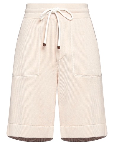 BRUNELLO CUCINELLI Shorts & Bermuda Beige 100% Cotton