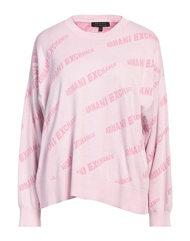 ARMANI EXCHANGE Sweater Pink 100% Cotton