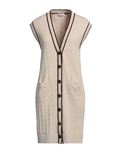 BRUNELLO CUCINELLI Cardigan Beige 100% Cotton, Brass