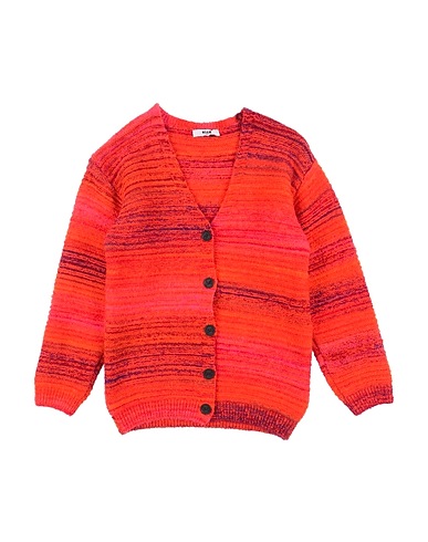 MSGM Cardigan Orange 50% Acrylic, 31% Wool, 15% Polyamide, 3% Alpaca hair, 1% Elastane