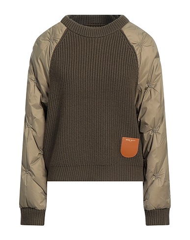 MISS SIXTY Jumper Military green 72% Wool, 28% Cashmere, Polyamide, Polyester