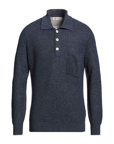 BRUNELLO CUCINELLI プルオーバー ブルーグレー リネン 77% / コットン 23%