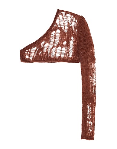 RICK OWENS Jumper Chocolate brown 50% Polyamide, 46% Mohair wool, 4% Wool