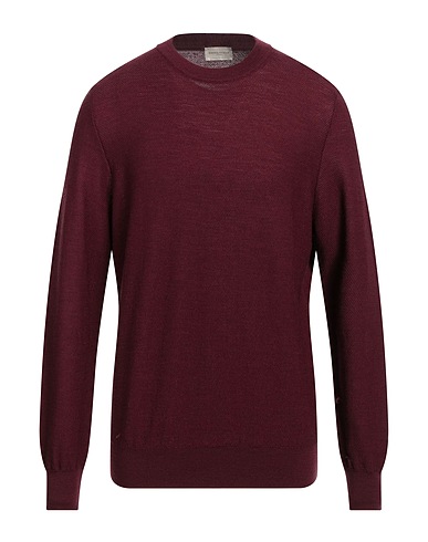 BROOKSFIELD Jumper Burgundy 100% Virgin Wool