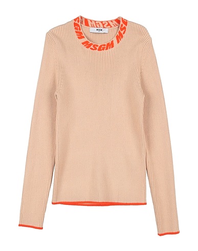 MSGM Pullover KIDS Beige 51% Viscosa, 30% Poliestere, 19% Nylon