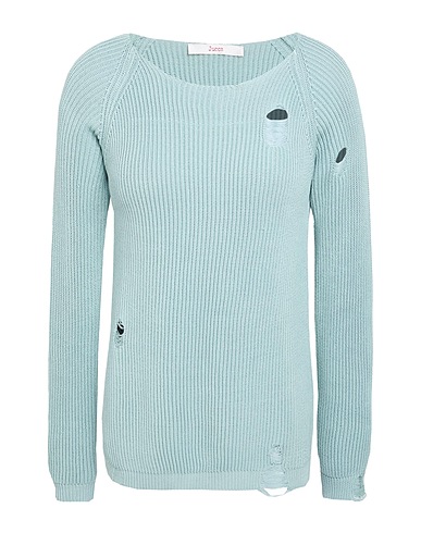 JUCCA Pullover Verde chiaro 100% Cotone