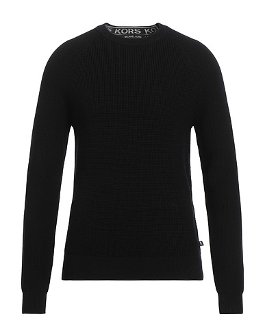 MICHAEL KORS MENS Pullover Schwarz 100% Merinowolle