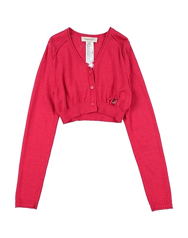 TWINSET Shrug Fuchsia 52% Viscose, 48% Polyamide