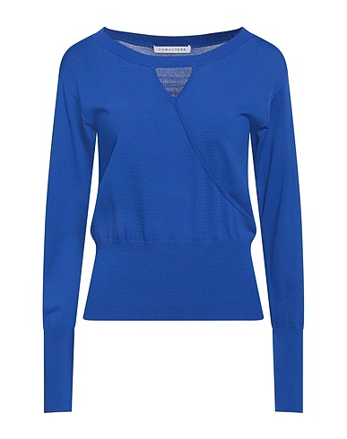 CARACTÈRE Jumper Blue 80% Viscose, 20% Polyamide