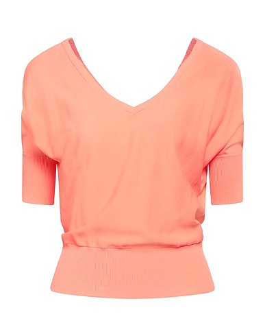 CARACTÈRE Jumper Salmon pink 80% Viscose, 20% Polyamide