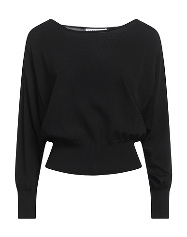 CARACTÈRE Pullover Nero 80% Viscosa, 20% Poliammide