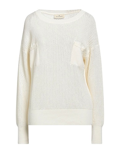 BRUNO MANETTI Sweater Cream 100% Cotton