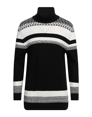 SIVIGLIA Polo neck SPORT Black 80% Wool, 20% Acrylic