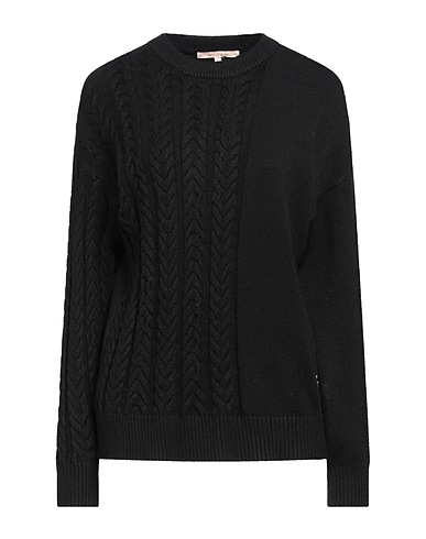 WHITE WISE Jumper Black 51% Viscose, 28% Polyester, 21% Nylon